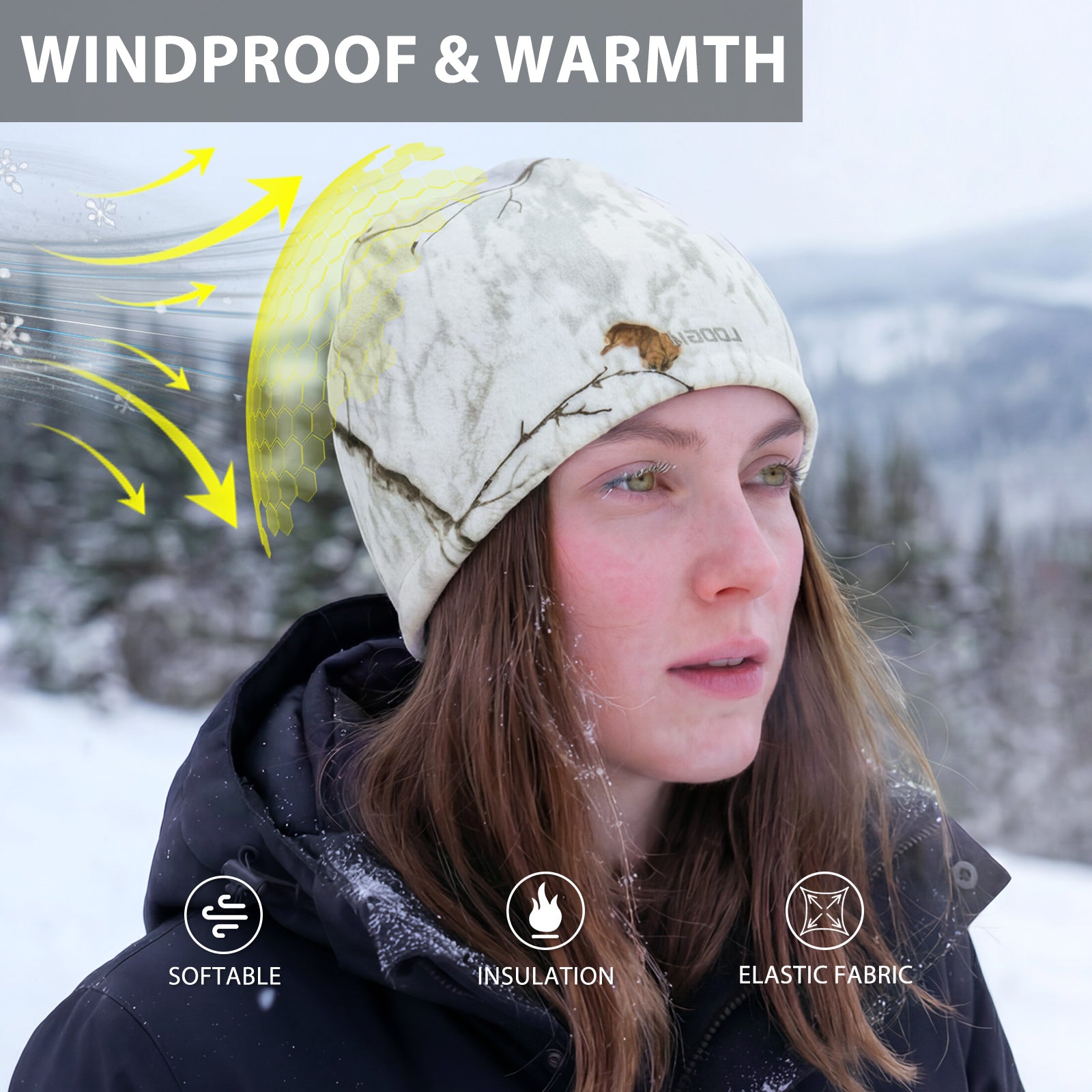 LOOGU Unisex Winter Camo Beanie WB10