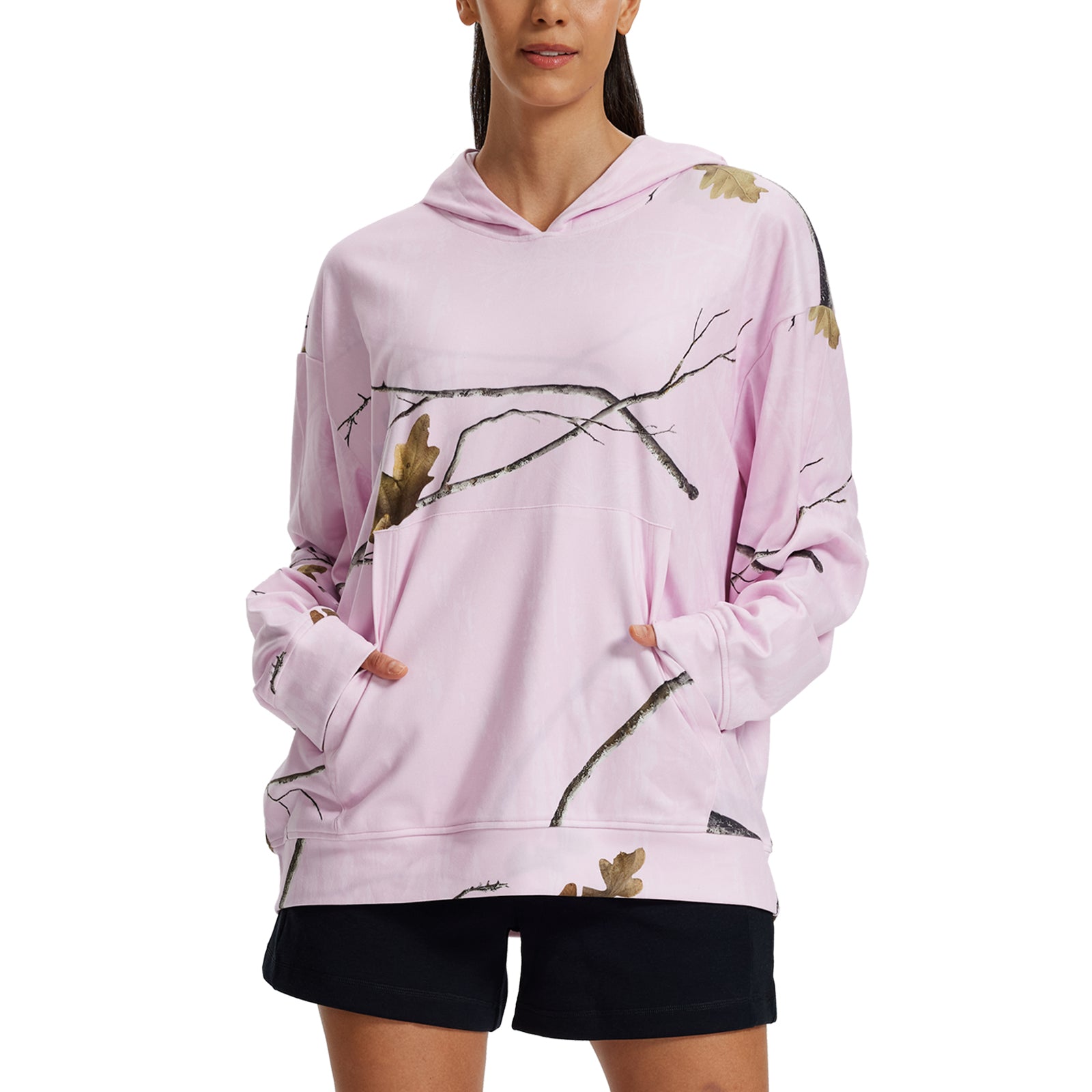 LOOGU Women's Camo Oversized Hoodies WD50