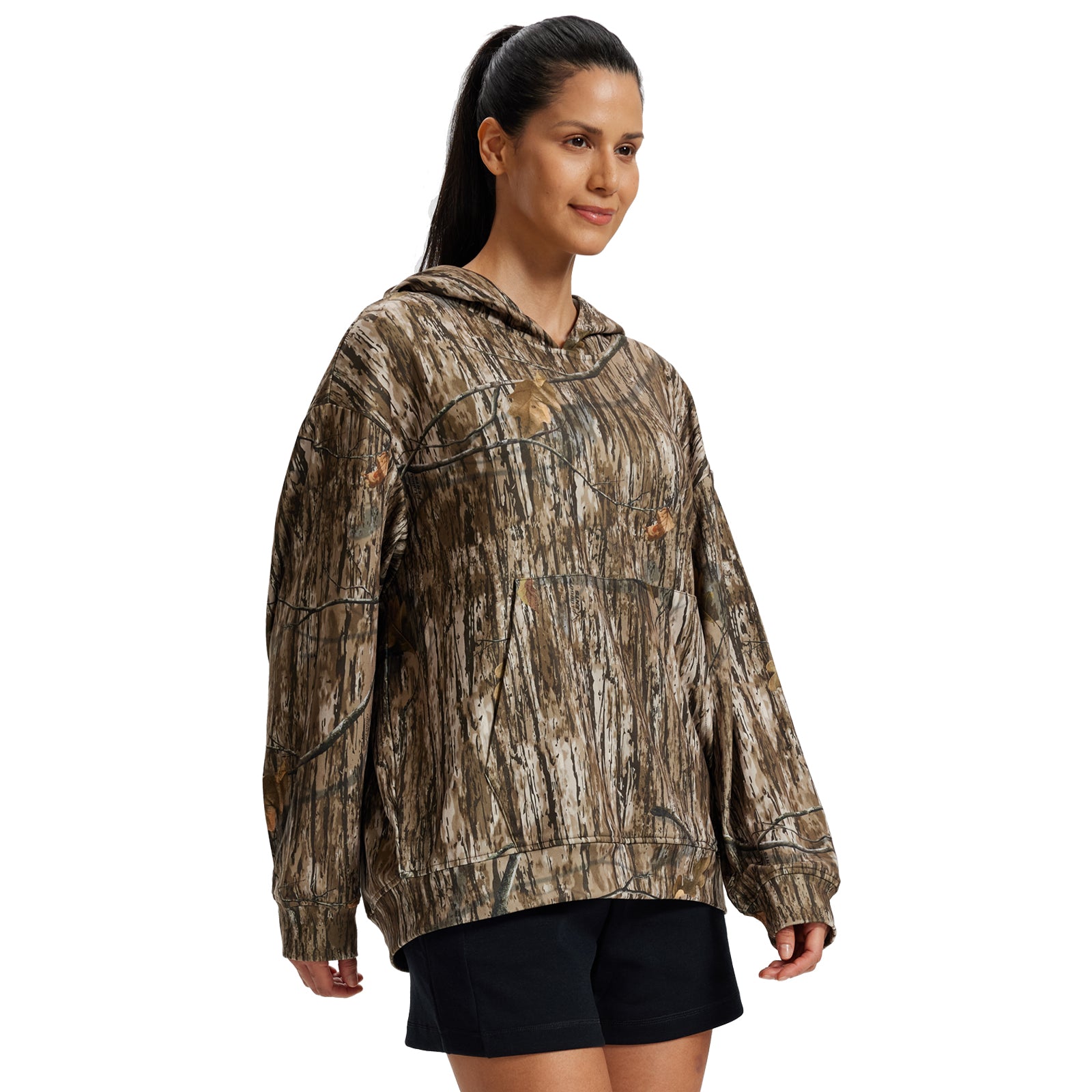 LOOGU Women's Camo Oversized Hoodies WD50