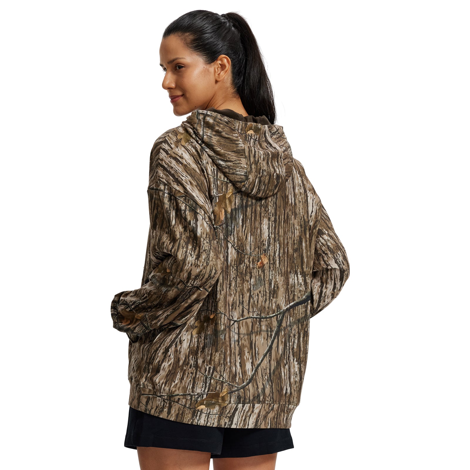 LOOGU Women's Camo Oversized Hoodies WD50