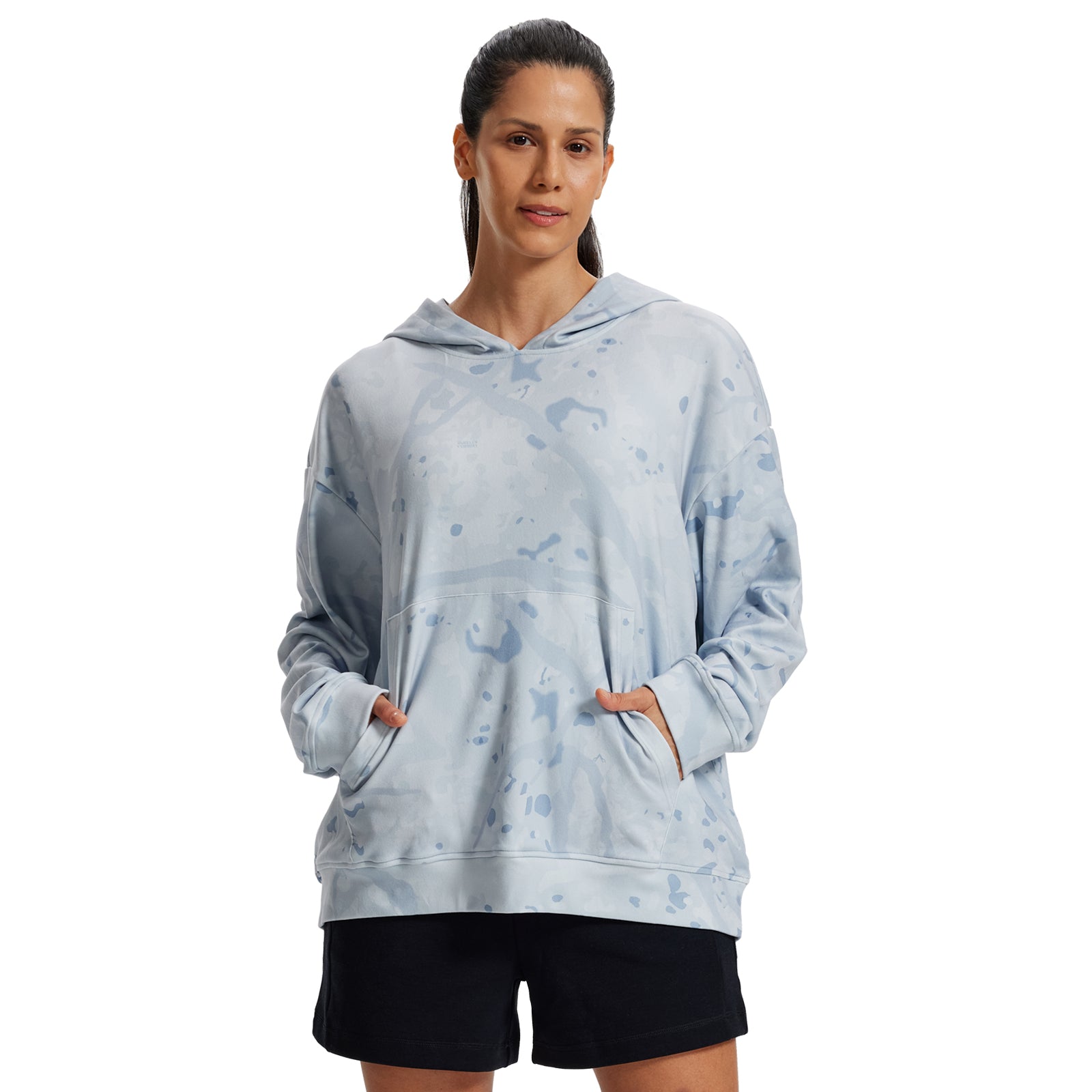 LOOGU Women's Camo Oversized Hoodies WD50