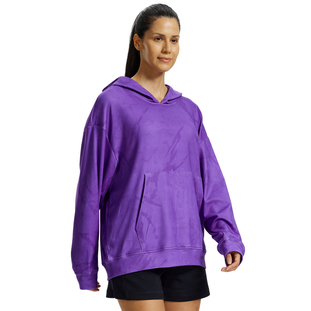 LOOGU Women's Camo Oversized Hoodies WD50