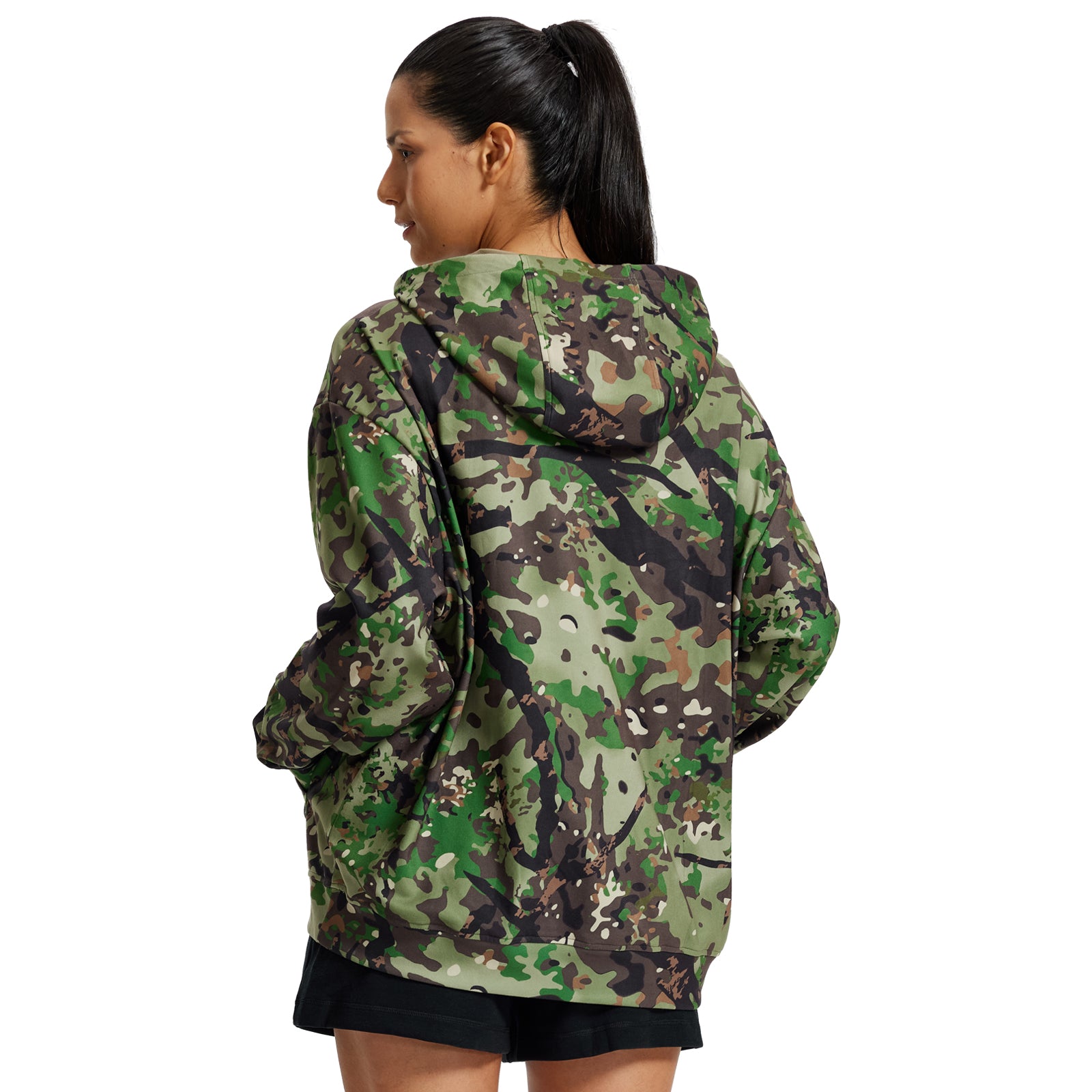 LOOGU Women's Camo Oversized Hoodies WD50