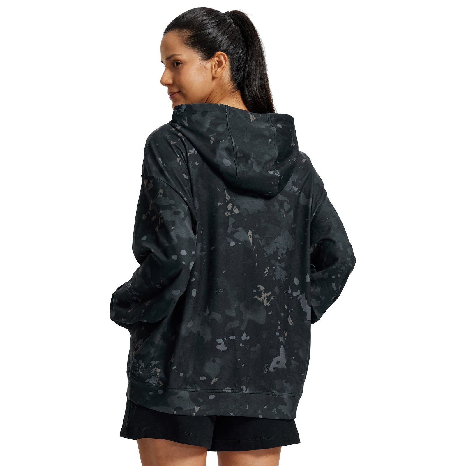 LOOGU Women's Camo Oversized Hoodies WD50
