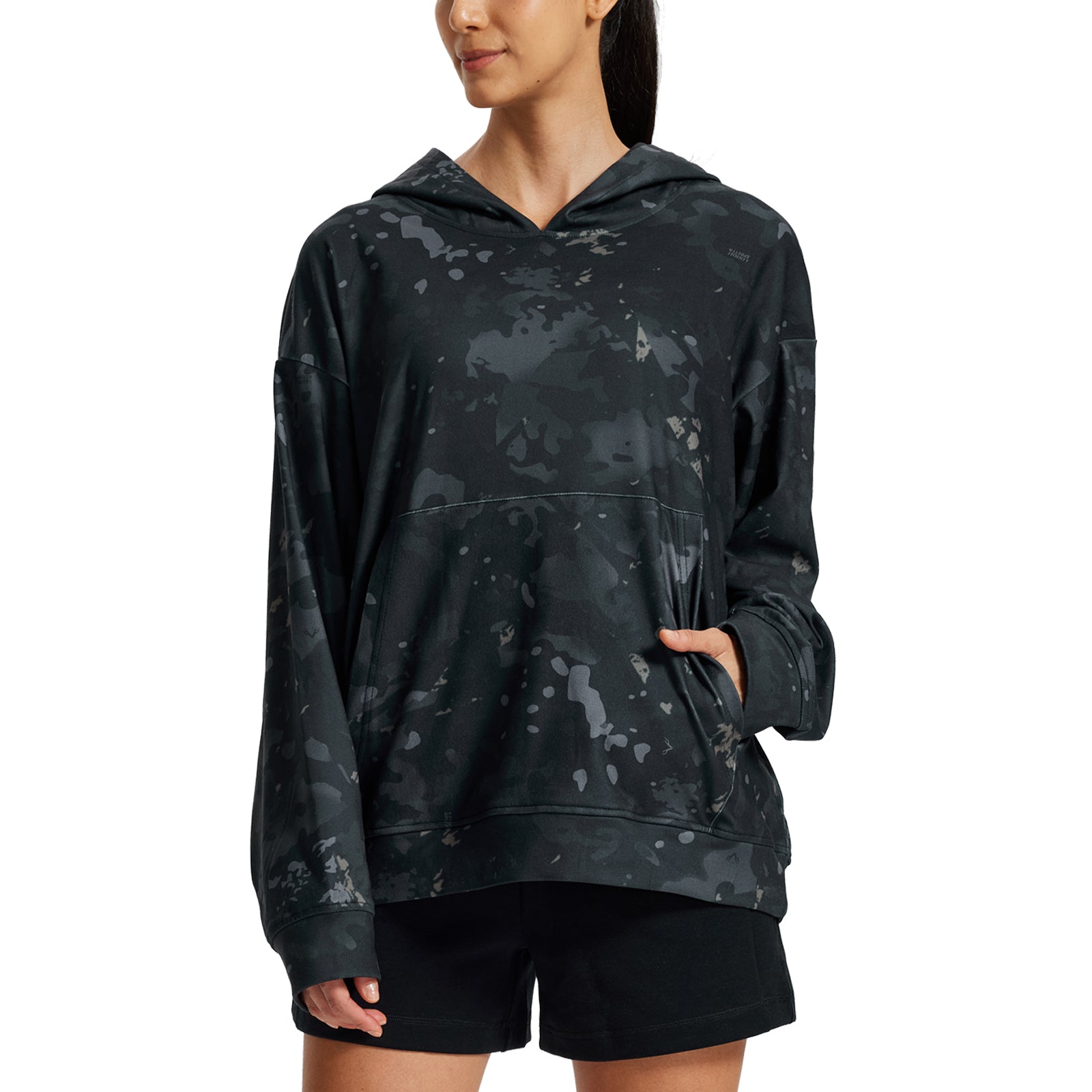 LOOGU Women's Camo Oversized Hoodies WD50