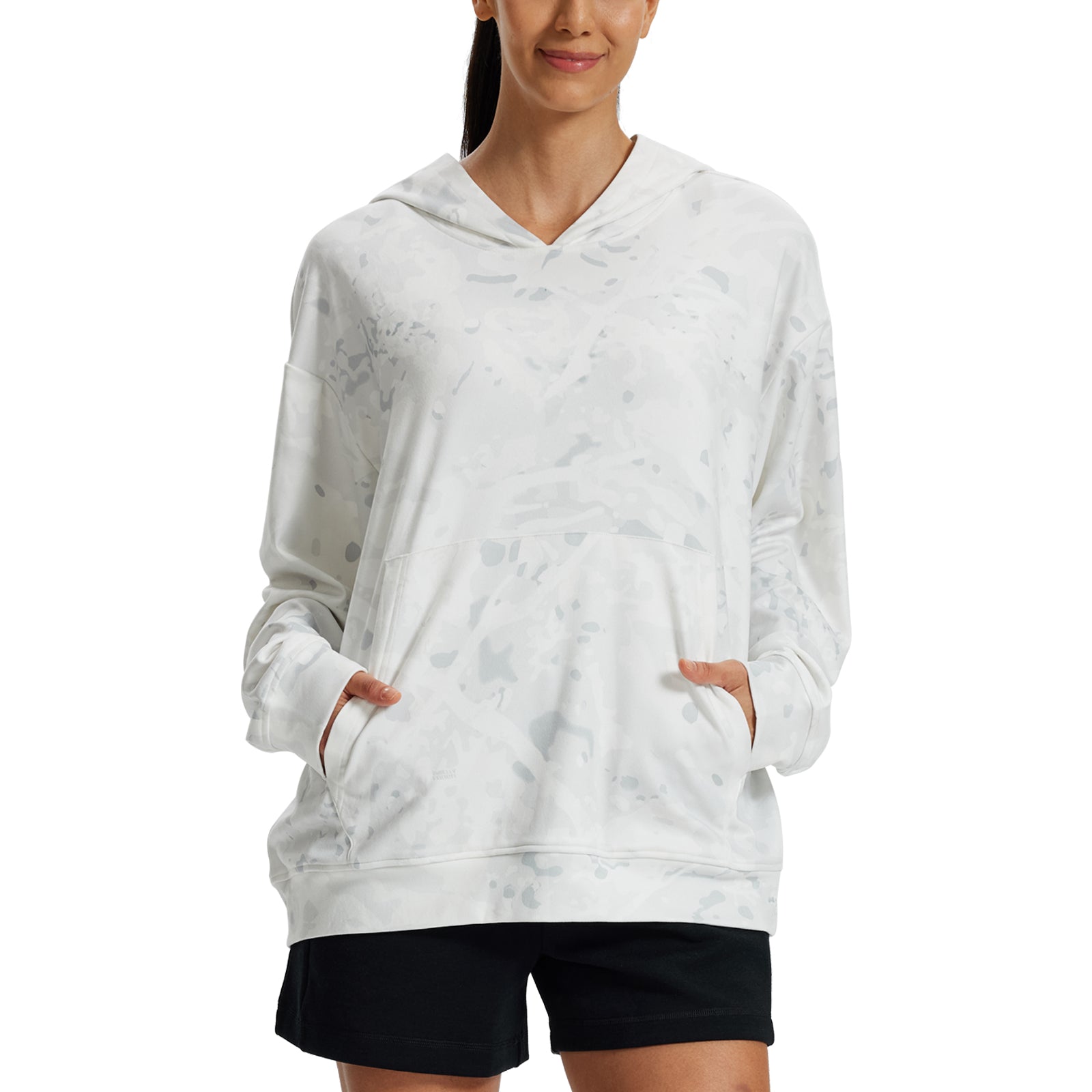 LOOGU Women's Camo Oversized Hoodies WD50