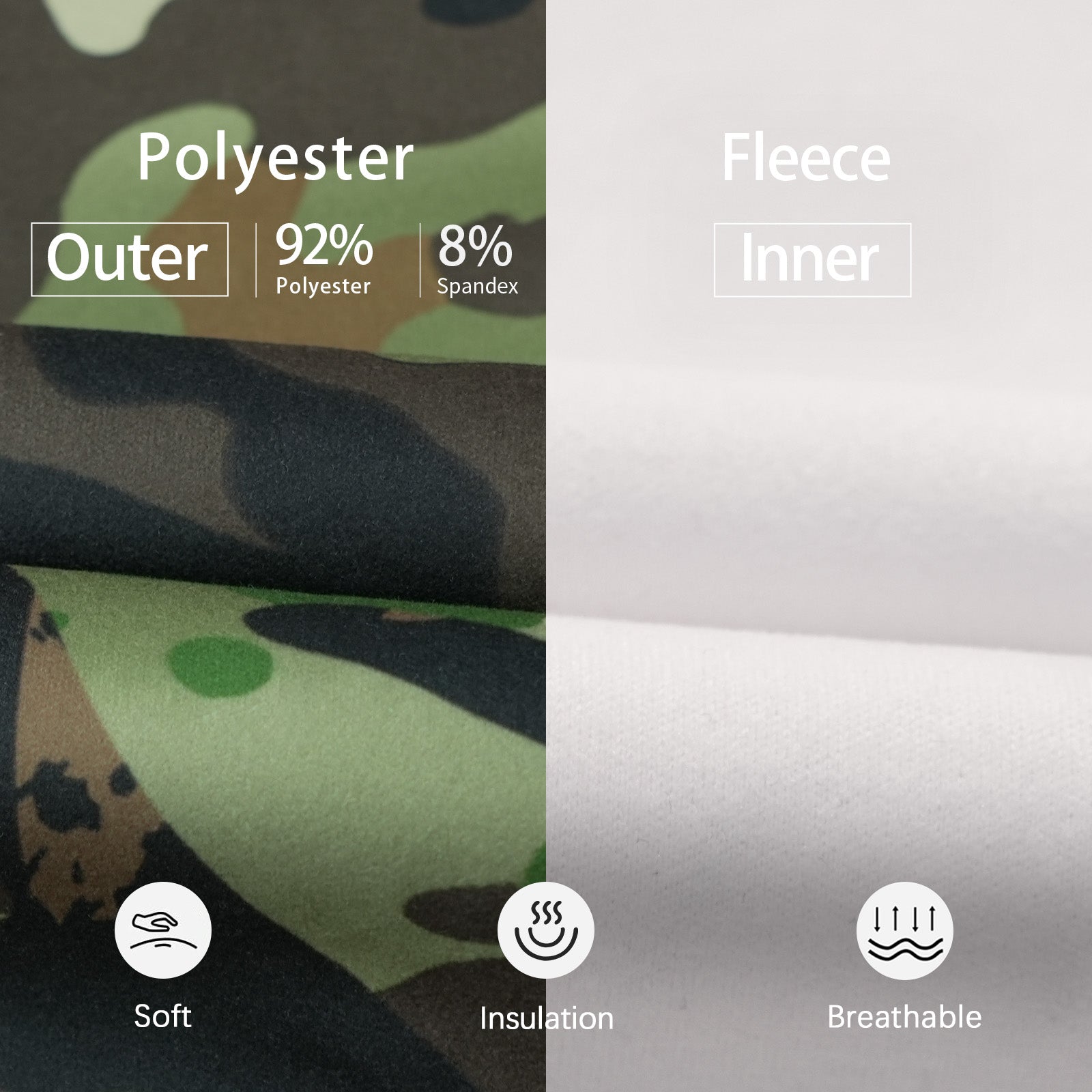 LOOGU Women's Camo Oversized Hoodies WD50
