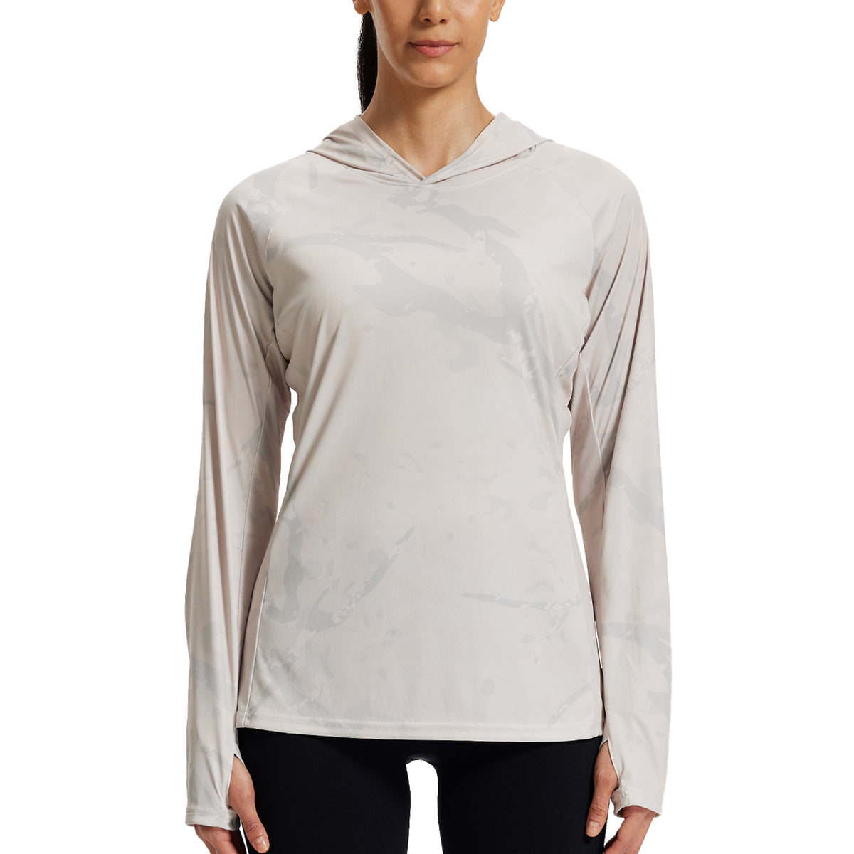 LOOGU Women's UPF 50+ Slim Fit Sun Protection Hoodies Shirts WT73