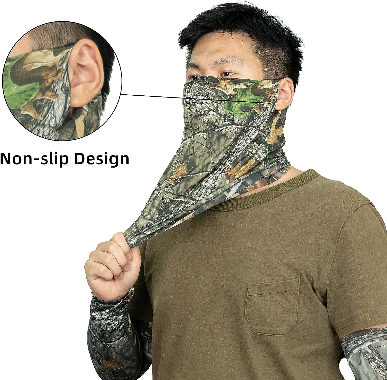 LOOGU SP Camouflage 2-piece set (Arm Sleeves + face mask)