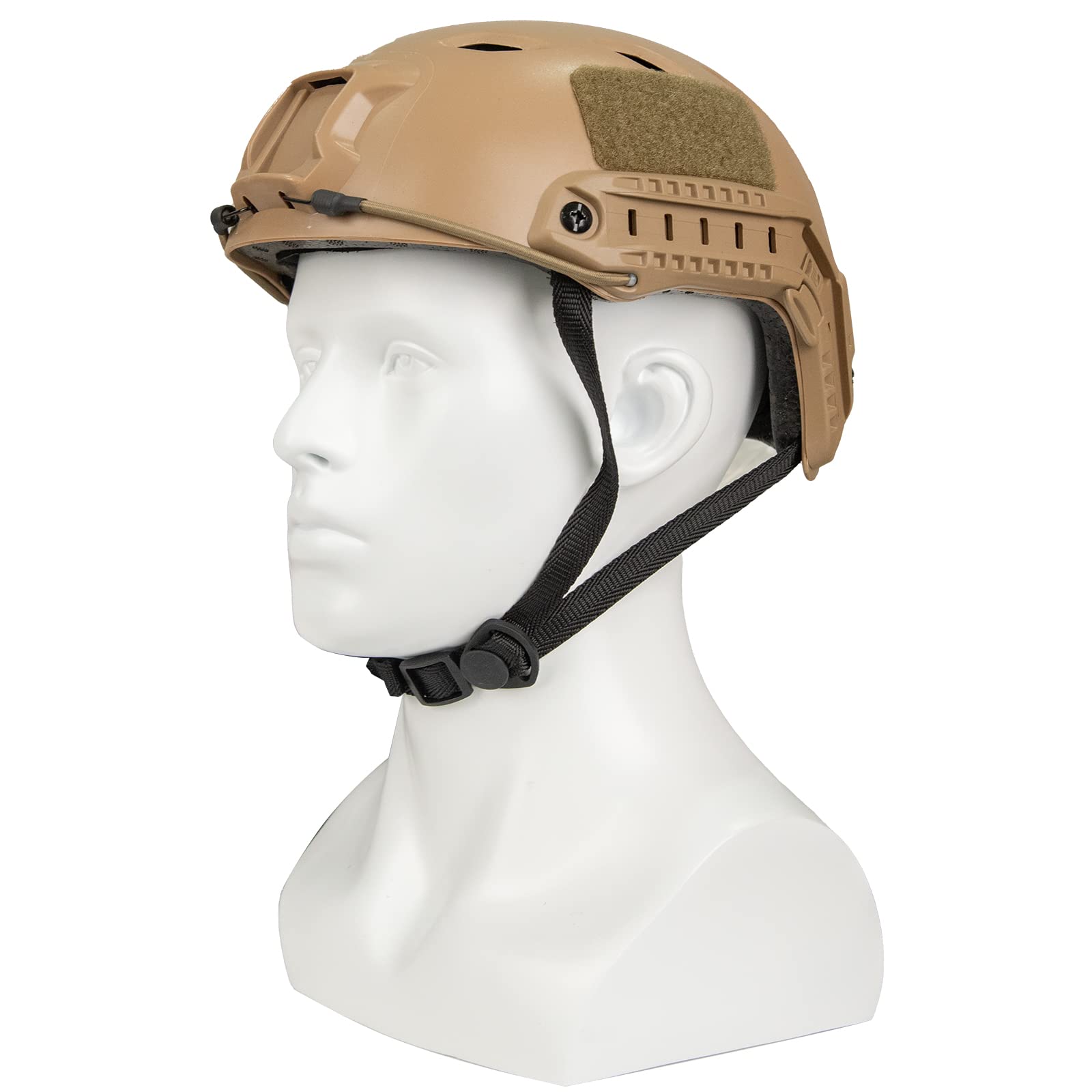 airsoft protective gear LOOGU Airsoft Helmet, Fast BJ Type Bump Tactical Combat Protective Gear for Outdoor Activities with 12-in-1 Face Mask