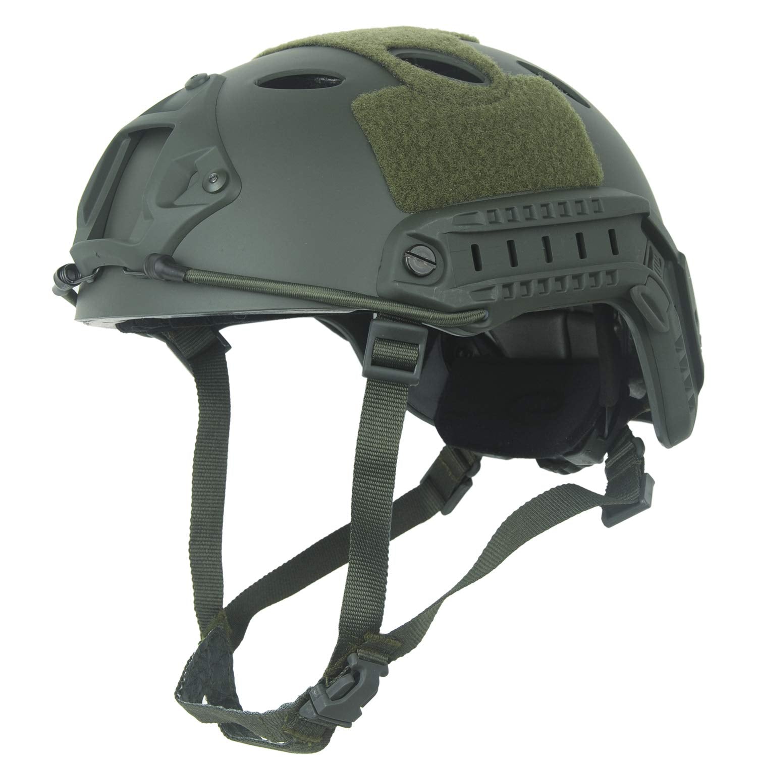LOOGU Fast PJ Base Jump Military Helmet with 12-in-1 Headwear