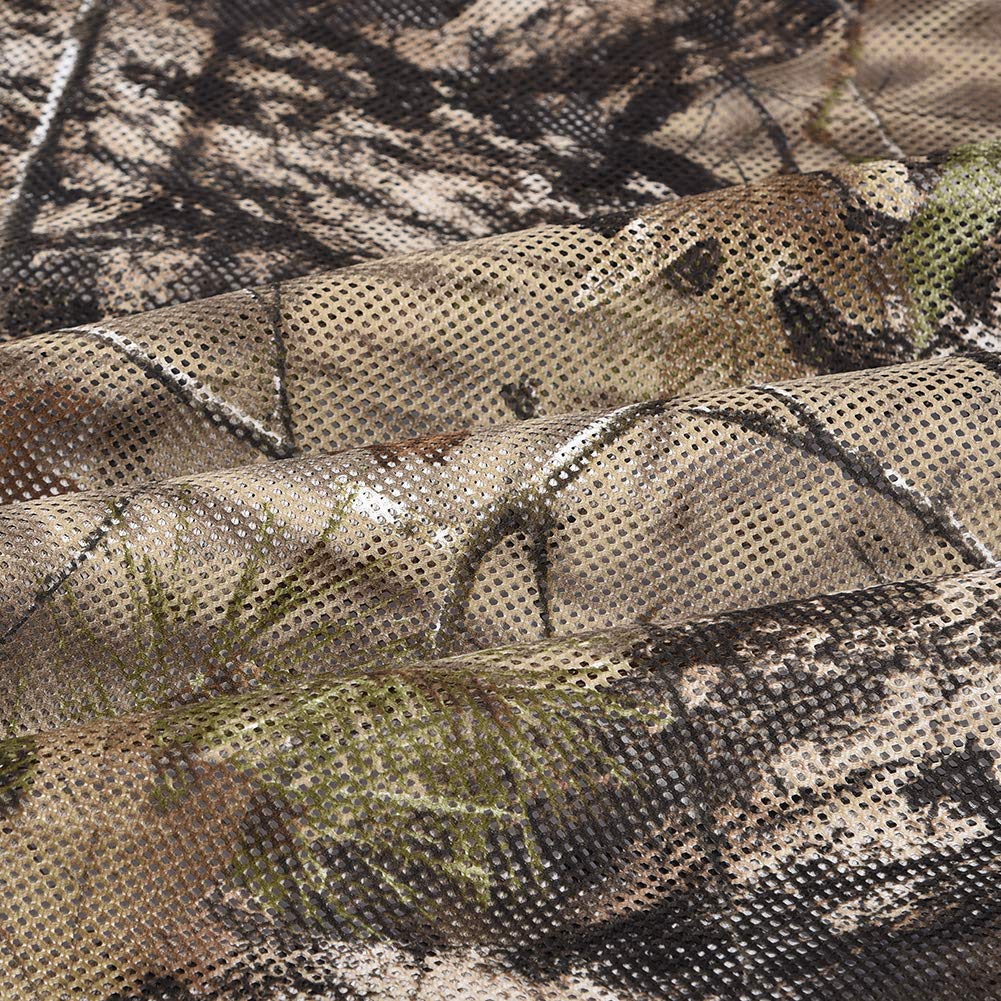 LOOGU 300D Camo Netting Super Tree Camo