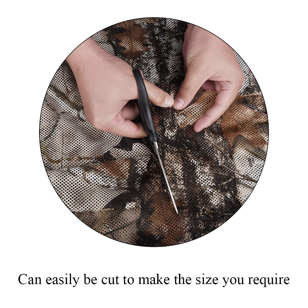 LOOGU 300D Camo Netting Super Tree Camo