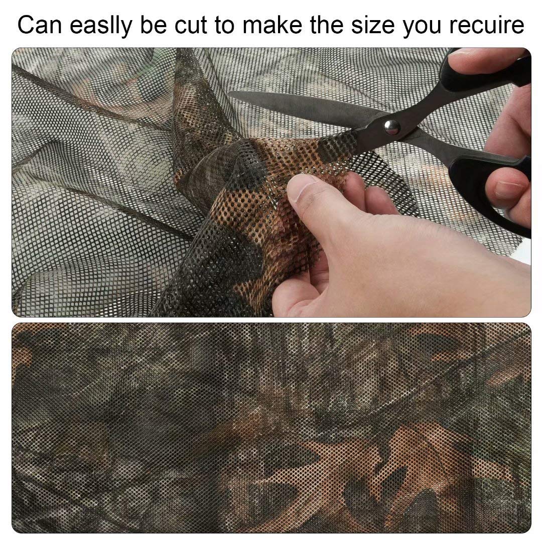 LOOGU 300D Camo Netting Super Tree Camo