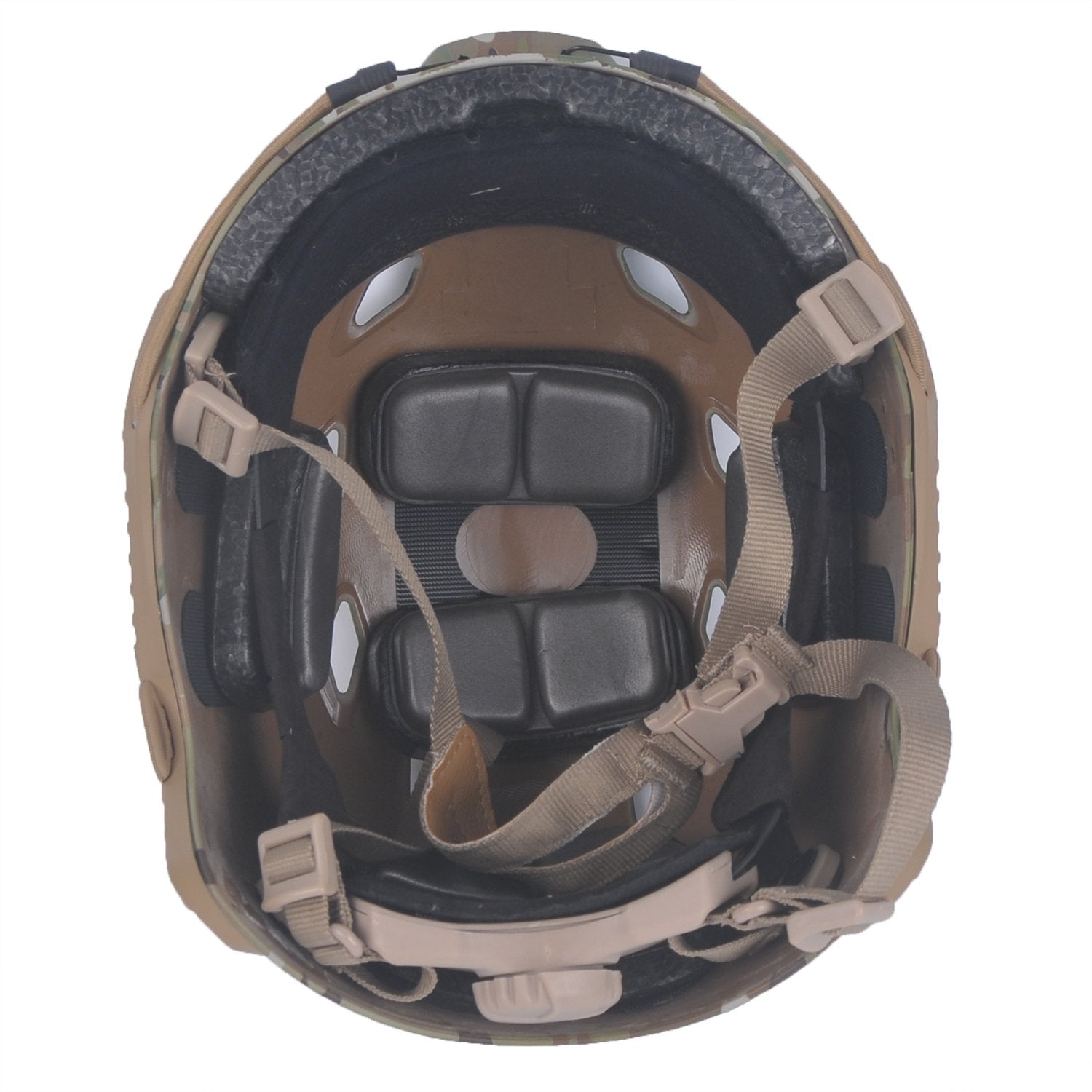 LOOGU Fast BJ Base Jump Military Helmet with 12-in-1 Headwear