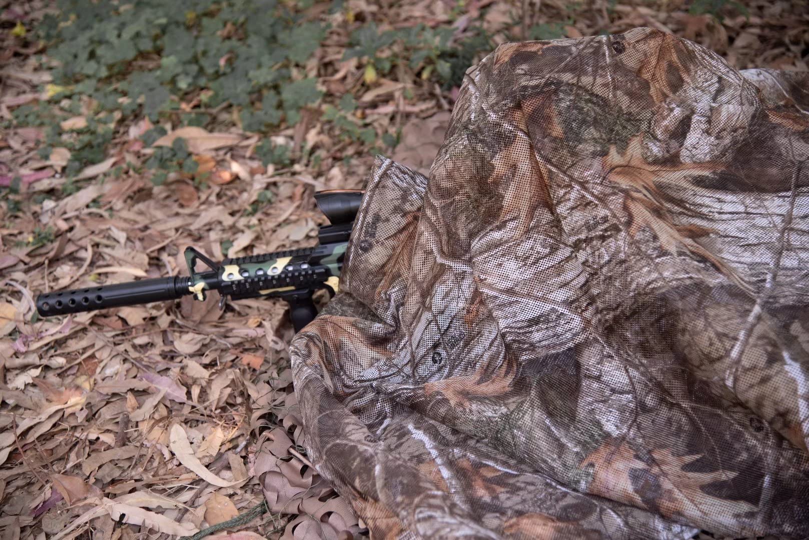 LOOGU 300D Camo Netting Super Tree Camo