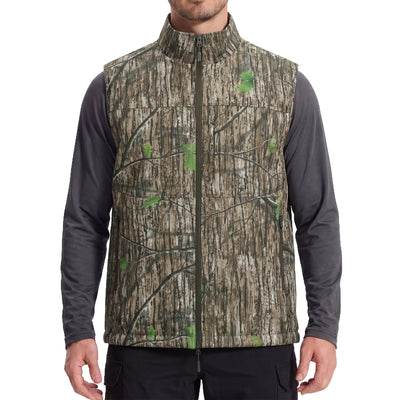 LOOGU Men’s Camo Hunting Vest Lightweight with Pockets M30