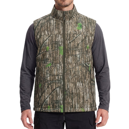 LOOGU Men’s Camo Hunting Vest Lightweight with Pockets M30