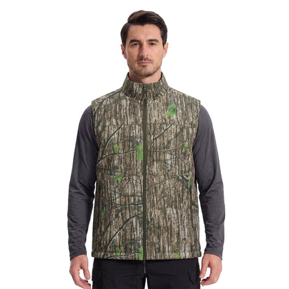 LOOGU Men’s Camo Hunting Vest Lightweight with Pockets M30