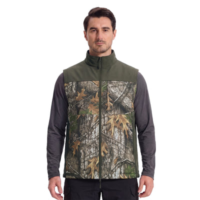 LOOGU Men’s Camo Hunting Vest Lightweight with Pockets M30