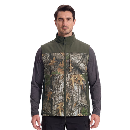 LOOGU Men’s Camo Hunting Vest Lightweight with Pockets M30