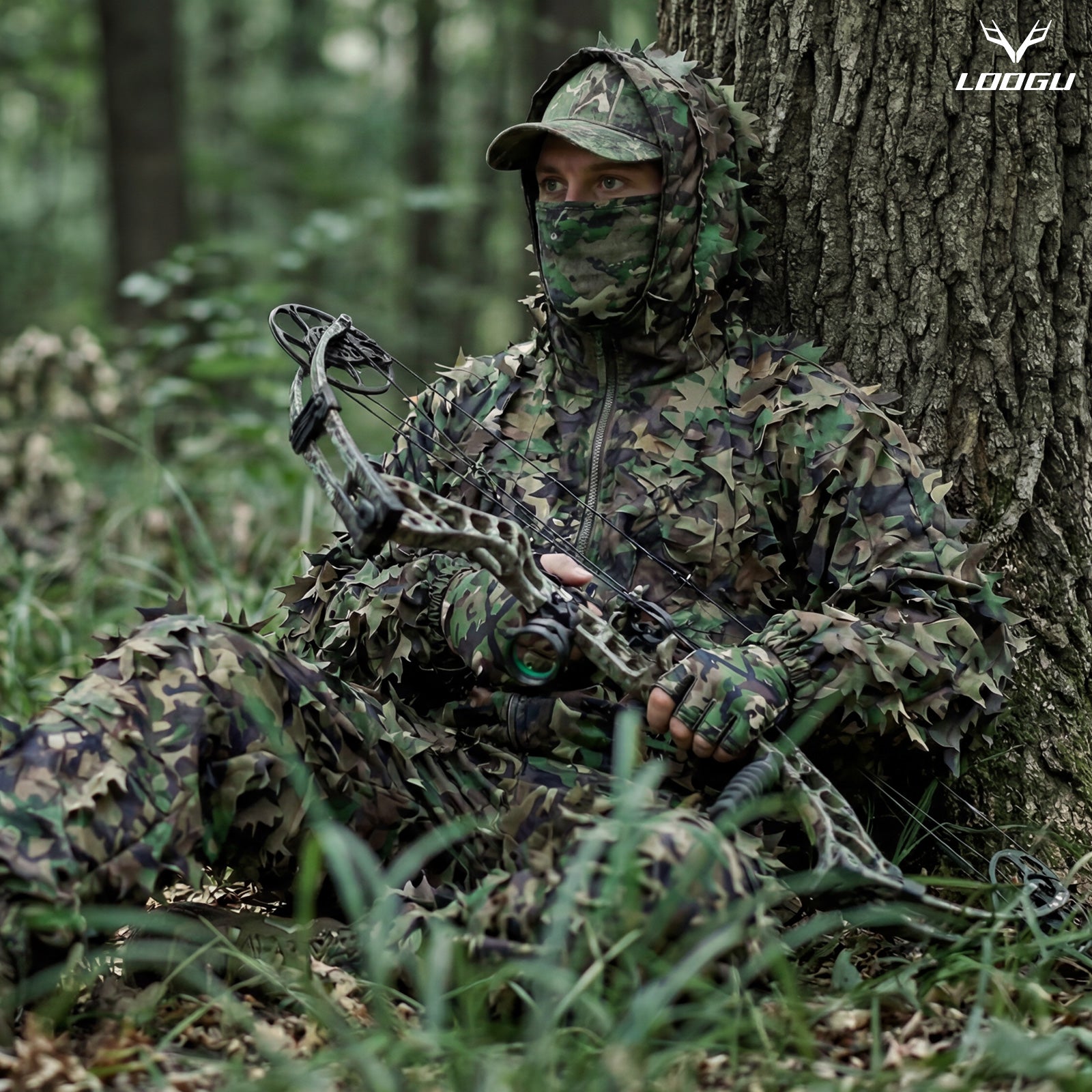LOOGU Hunting Ghillie Suit-SPRETTA Camo