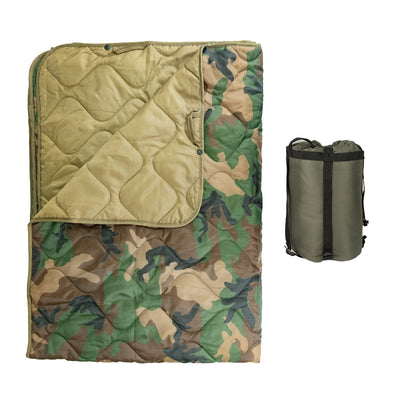 LOOGU Super Camo Blanket Waterproof Poncho Liner for Outdoor BL20