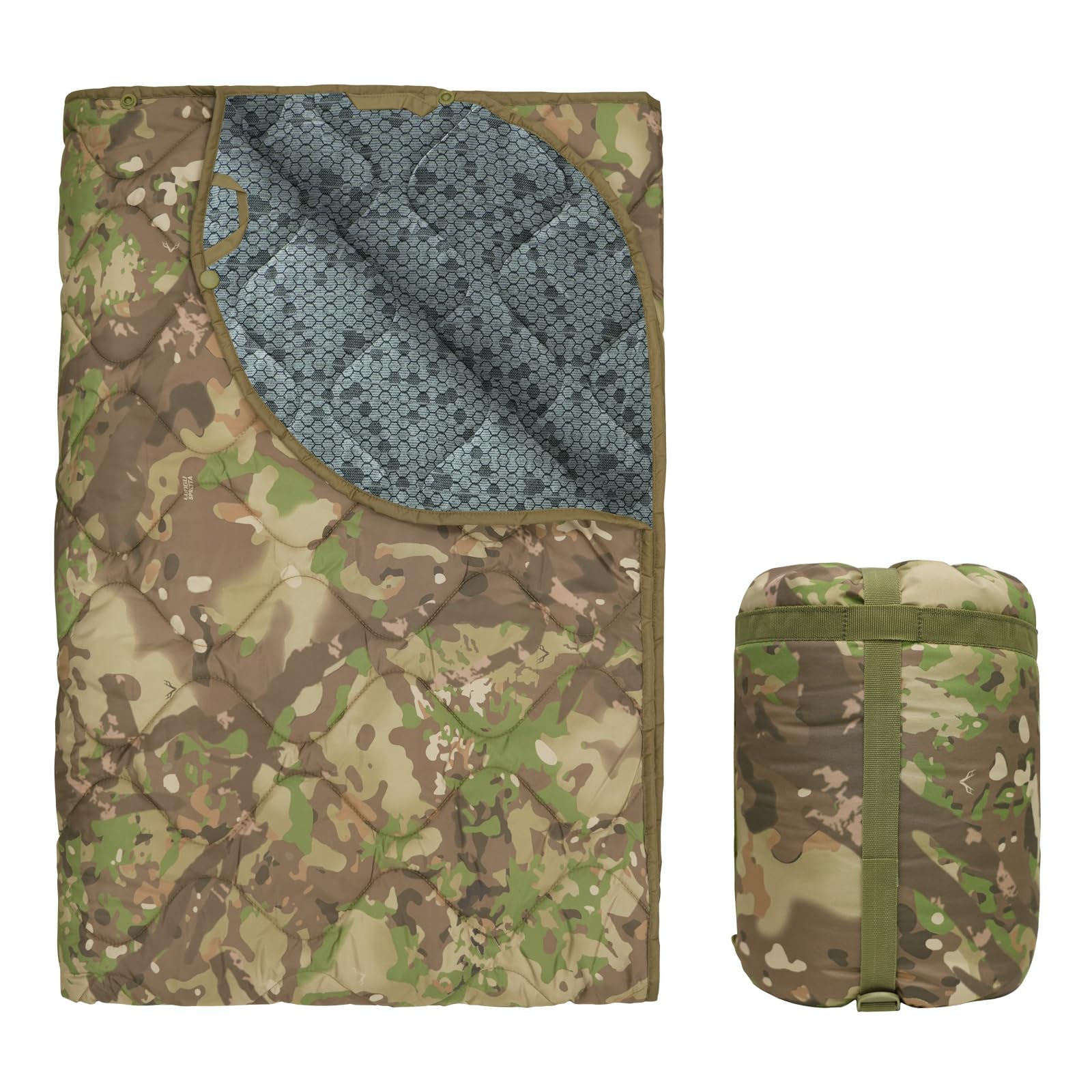 LOOGU Camo Blanket 3M Thinsulate Graphene Waterproof Poncho Liner BL21