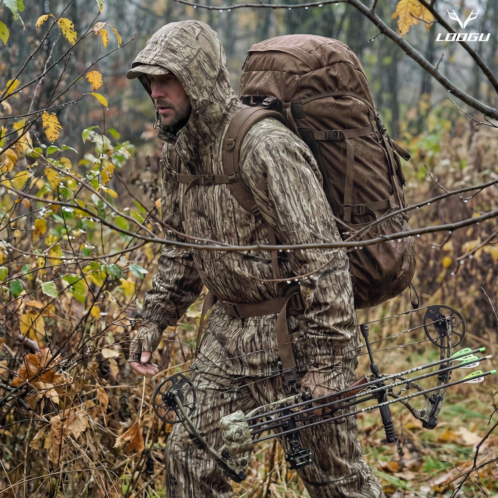 LOOGU ENTS camo rainsuit TPU RS20