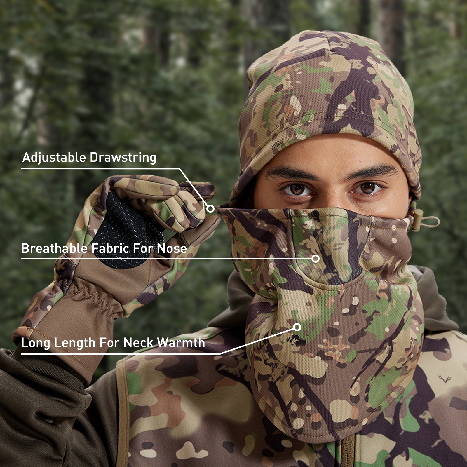 LOOGU Camo Balaclava for Hunting B20
