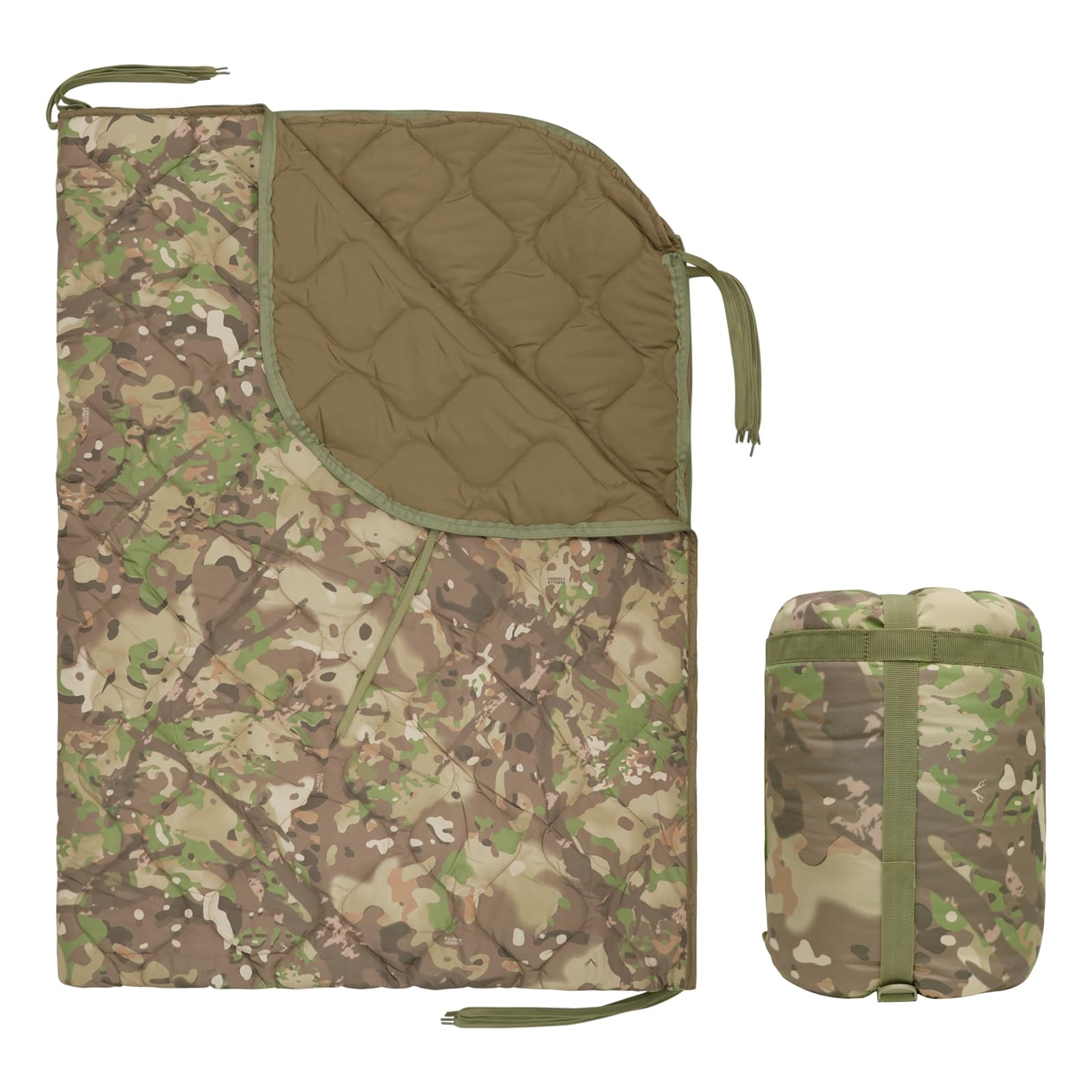 LOOGU Camo Blanket Waterproof Insulation Poncho Liner SL10