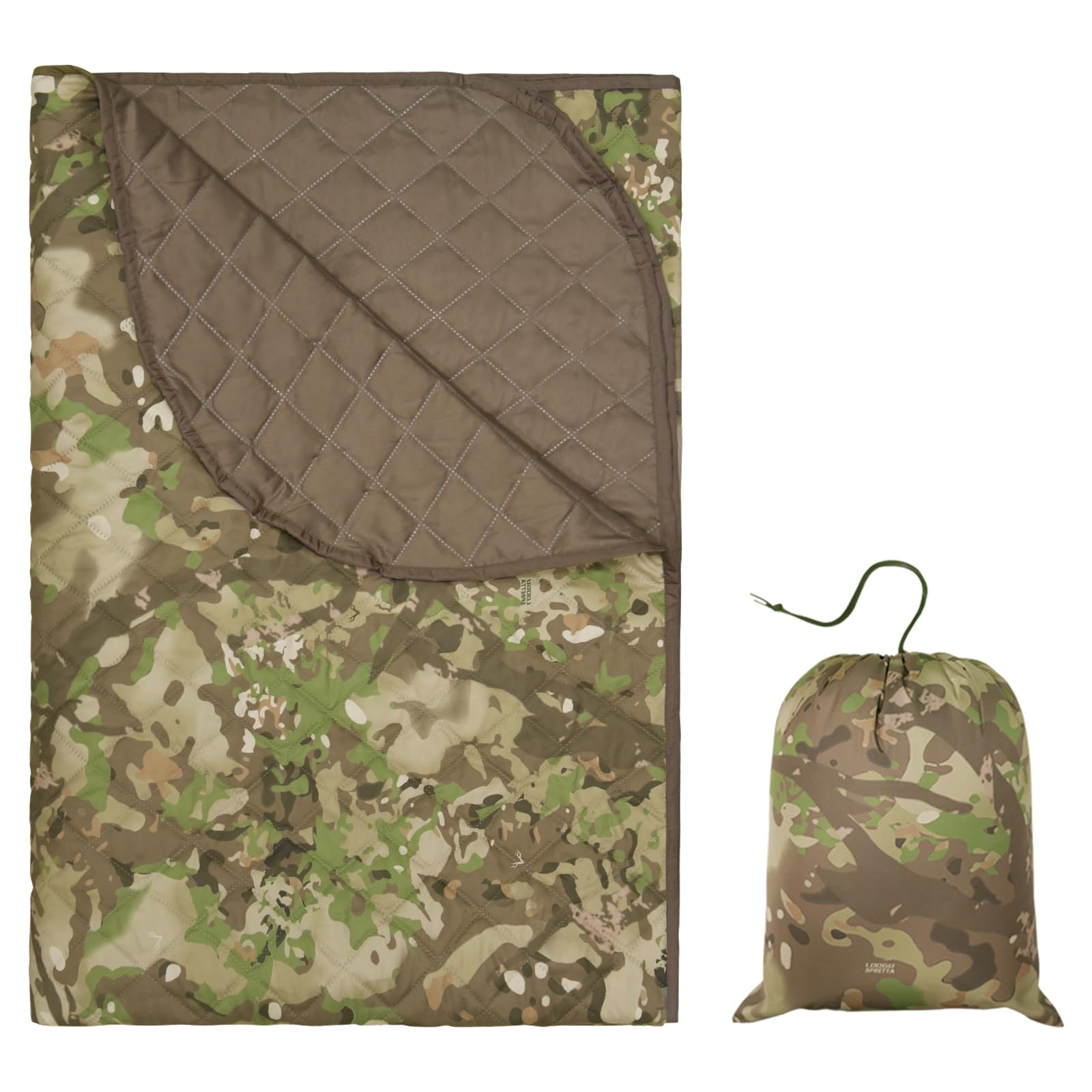 LOOGU Camo Blanket Waterproof Insulation Poncho Liner BL60