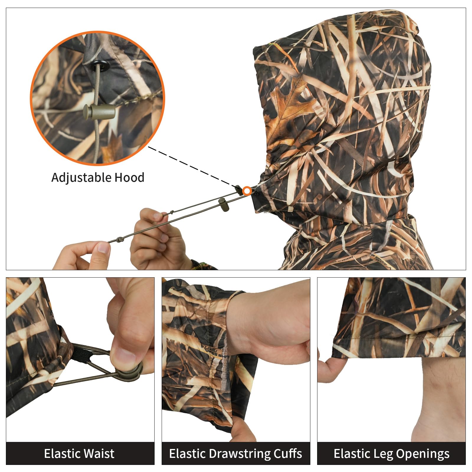 LOOGU camo rainsuit TPU RS20