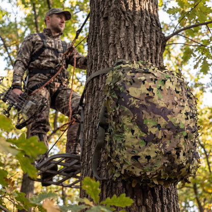 LOOGU Camo Tactical Backpack Cover Oak Leaf
