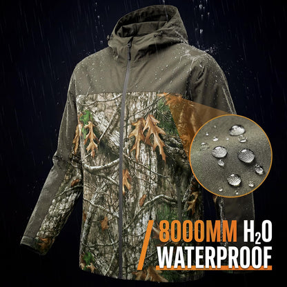 LOOGU Men’s Packable Rain Jacket Waterproof Lightweight Hooded J30