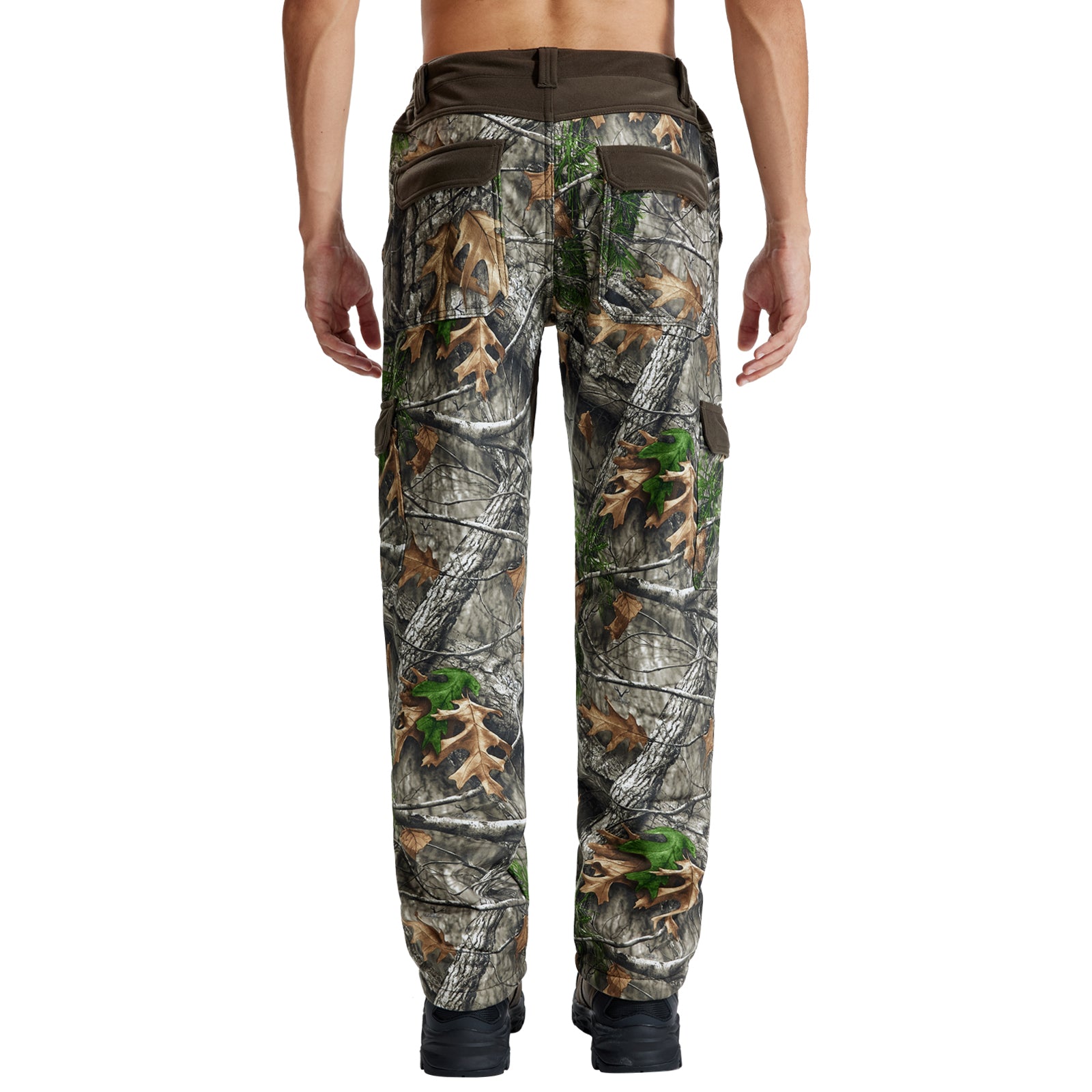 LOOGU Camo Hunting  Fleece Insulation Pants 6 pocket Super Tree P20