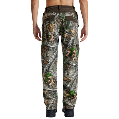 LOOGU Camo Hunting  Fleece Insulation Pants 6 pocket Super Tree P20