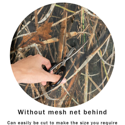 LOOGU Filet de camouflage en rouleau en vrac, stores en filet de camouflage pour la chasse, coupe de feuilles de chêne