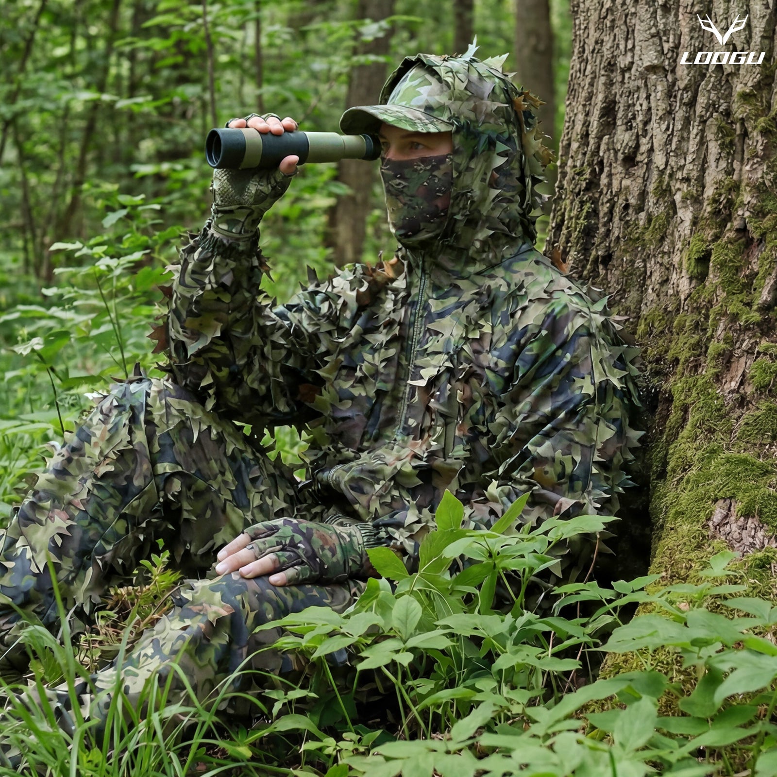 LOOGU Hunting Ghillie Suit-SPRETTA Camo