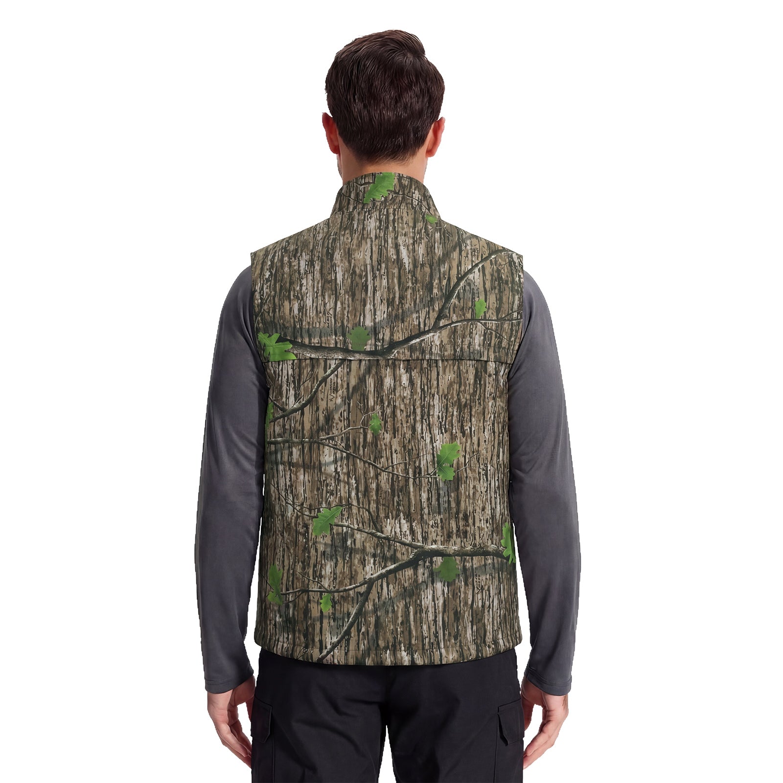 LOOGU Men’s Camo Hunting Vest Lightweight with Pockets M30