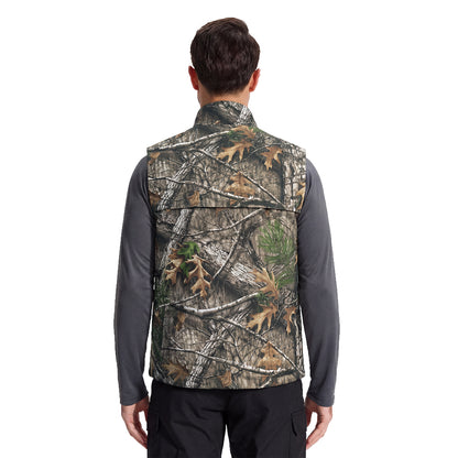 LOOGU Men’s Camo Hunting Vest Lightweight with Pockets M30