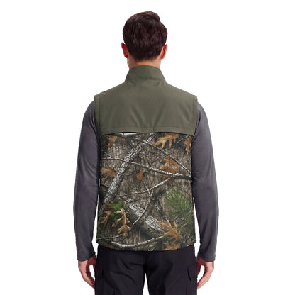 LOOGU Men’s Camo Hunting Vest Lightweight with Pockets M30