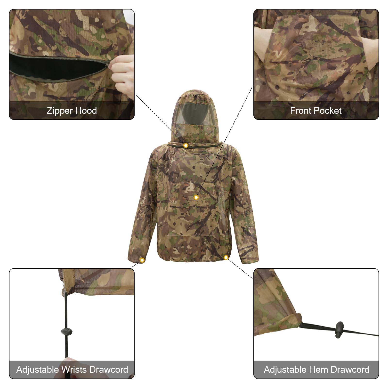 LOOGU Mosquito Suits-SPRETTA Camo
