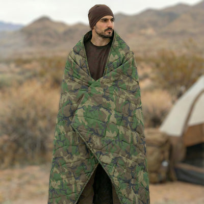 LOOGU Super Camo Blanket Waterproof Poncho Liner for Outdoor BL20