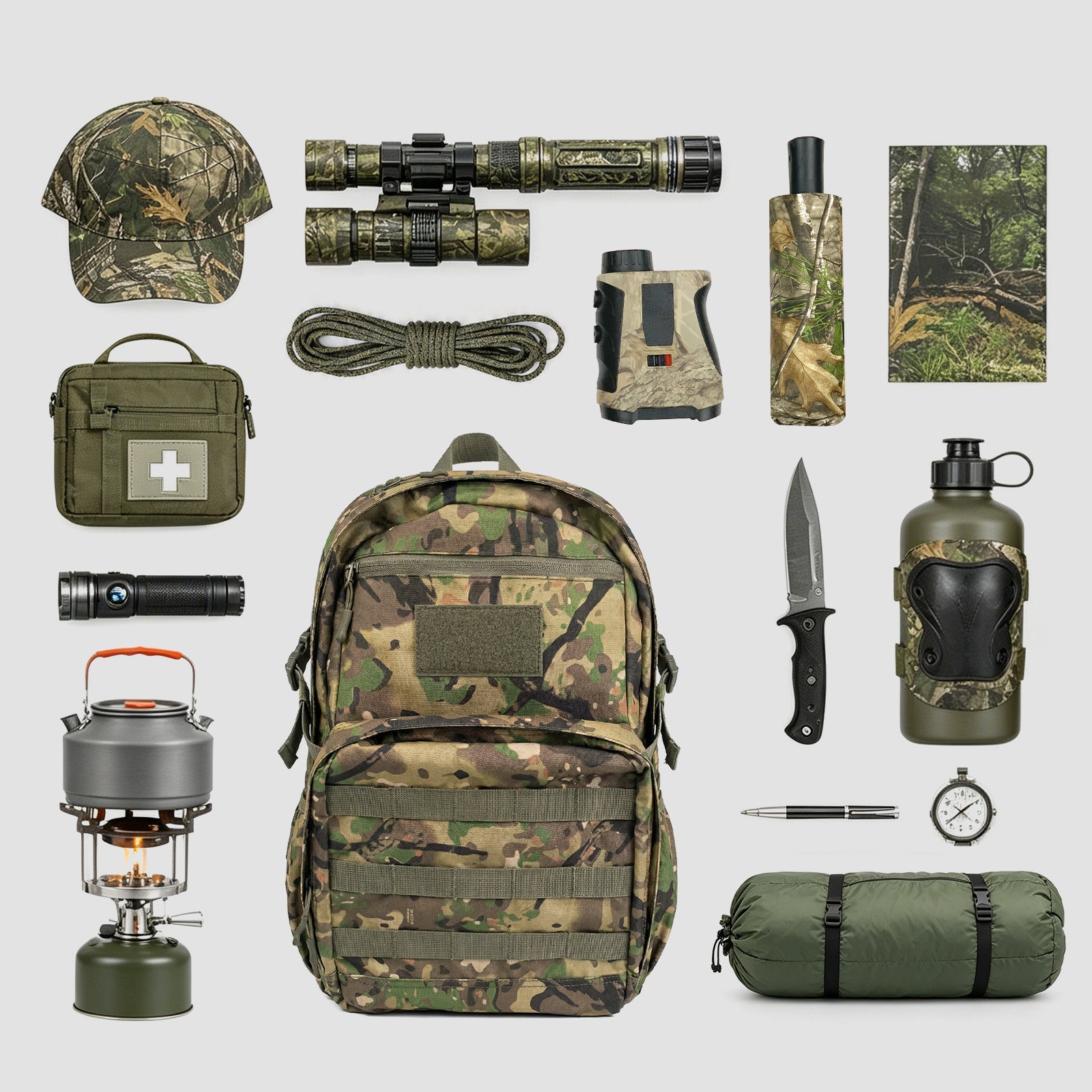 LOOGU Tactical Sling Bag Waterproof Military Shoulder Pack CB10