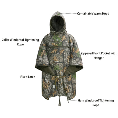 Hooded Insulated Poncho IP20