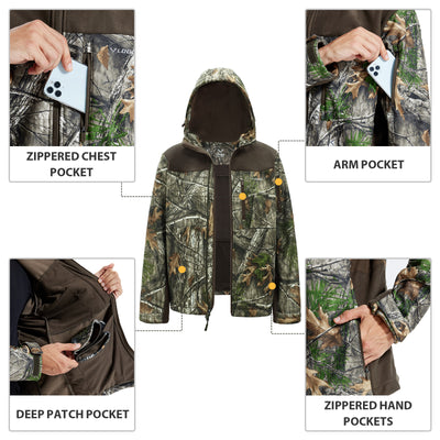 Fleece-Lined Softshell Jacket M50-1