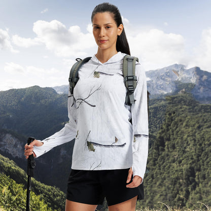 LOOGU Women's UPF 50+ Hoodies Shirts WT73-R