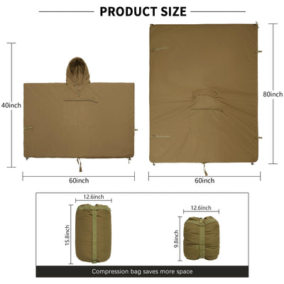 Hooded Insulated Poncho IP20