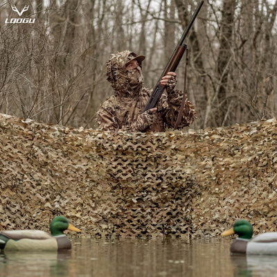 LOOGU Camping Military Hunting Camo Netting Spretta Camo